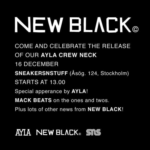 Releasefest – New Blacks x Ayla