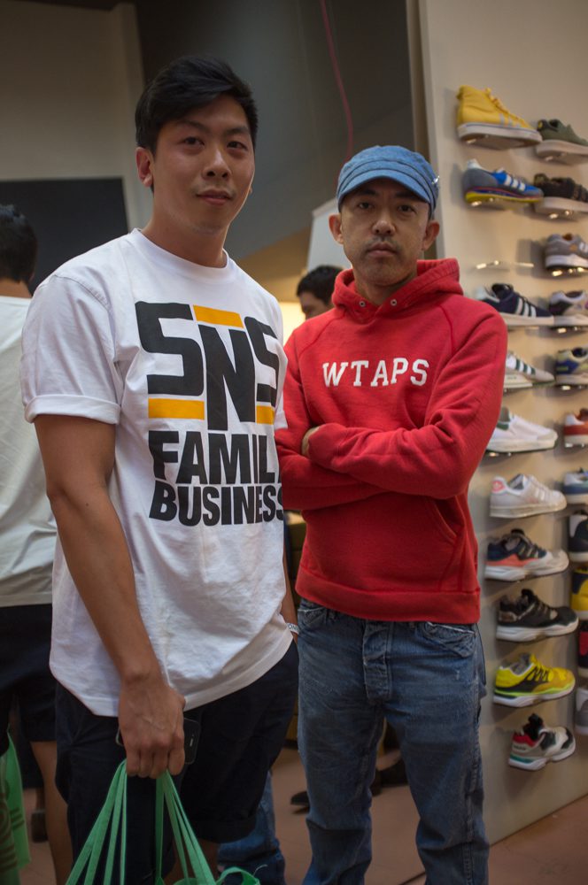 And to take pictures with Nigo.